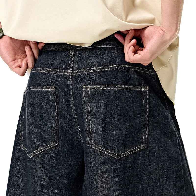 Easy Fit Loose Wide Leg Jeans
