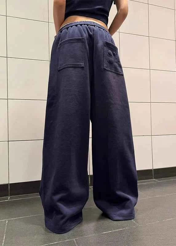 High-Quality Oversized Letter Print Dance Jogger