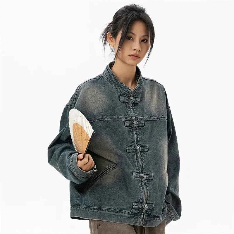 Women Comfort Blue Cotton Denim Jacket