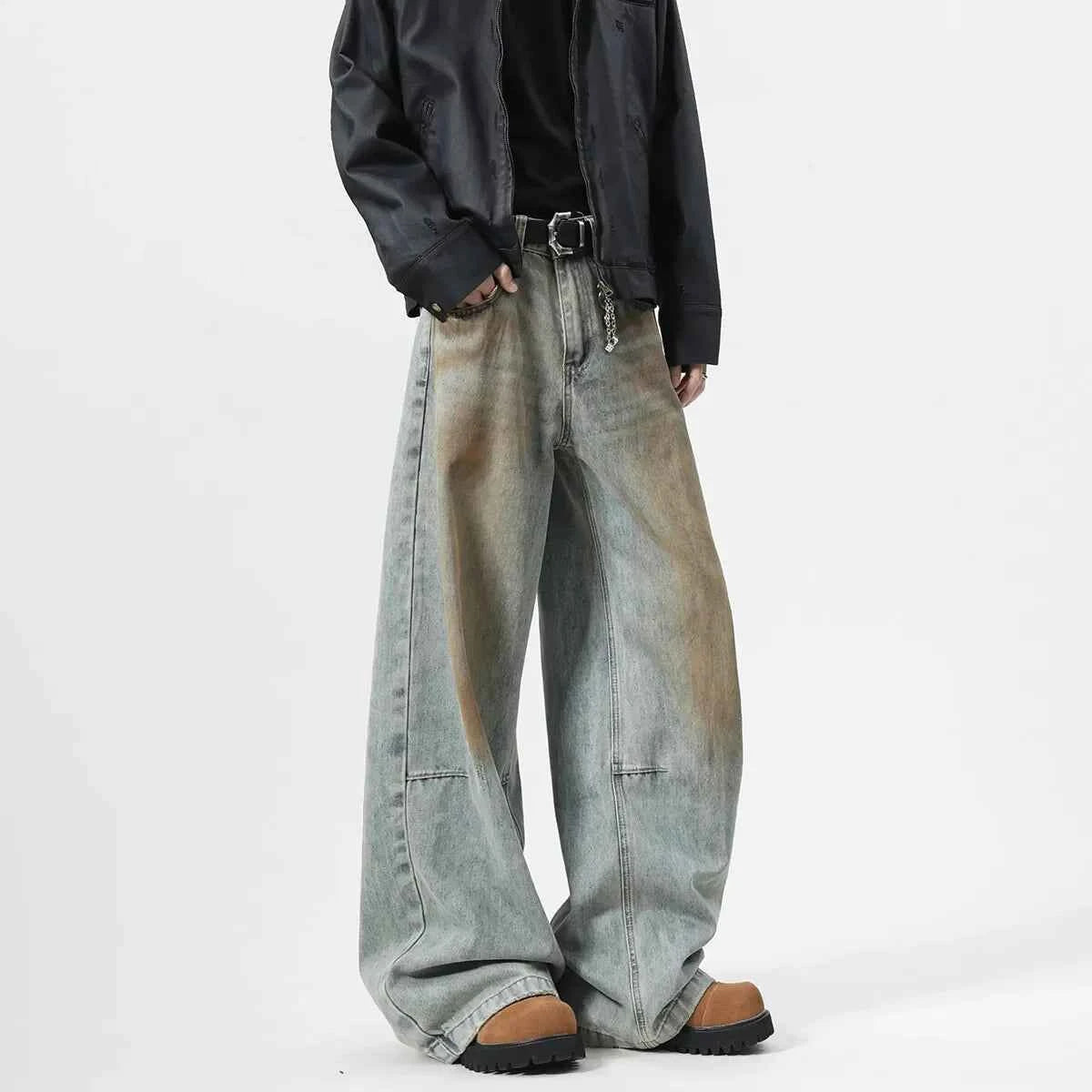 Streetwear Cool Loose Fit Denim Jeans