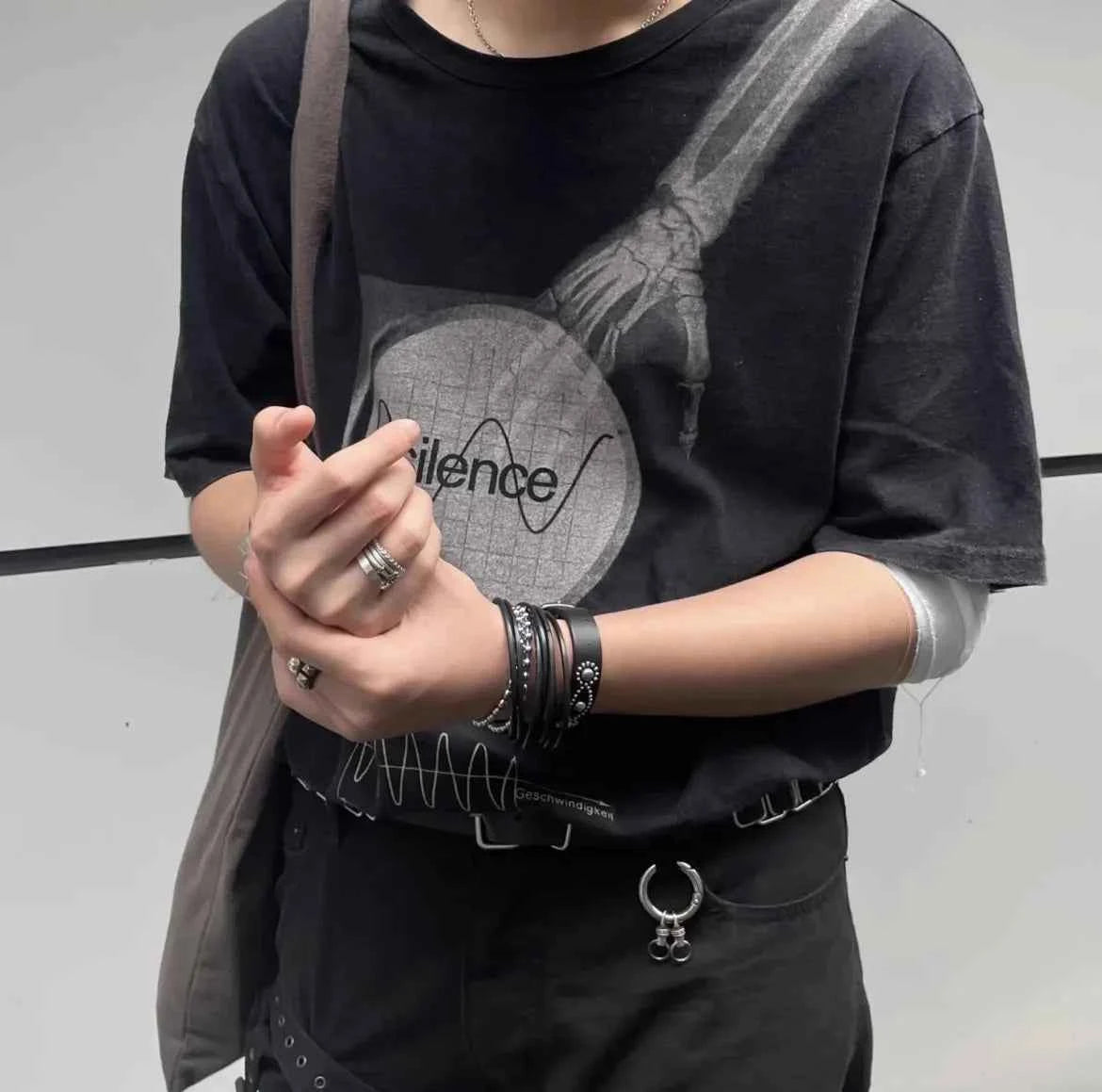 Rare Skeleton Wash Short Sleeve T-Shirt