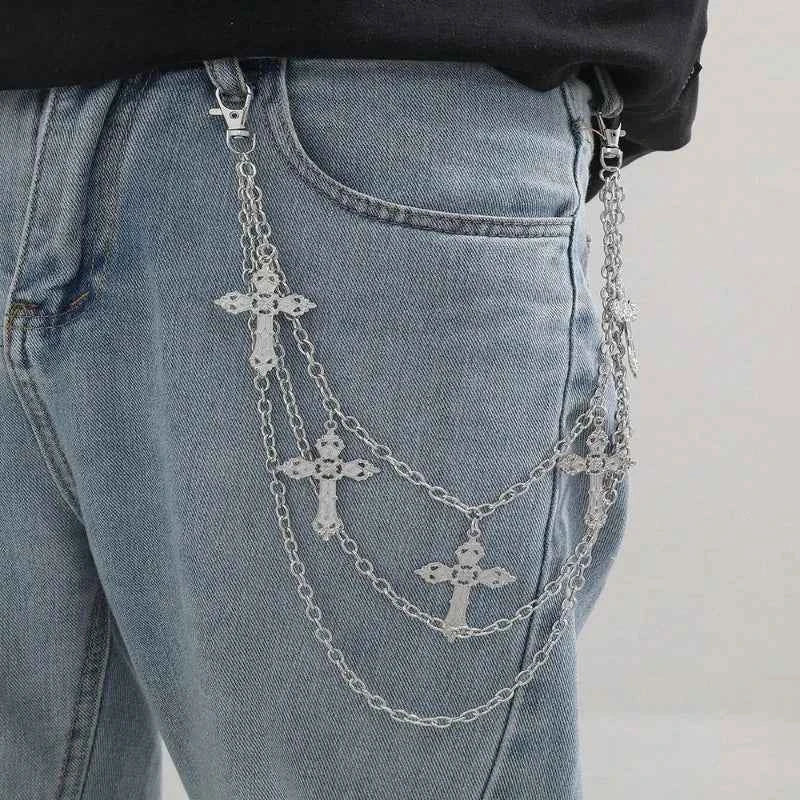 Punk Metal Waist Jeans Chain