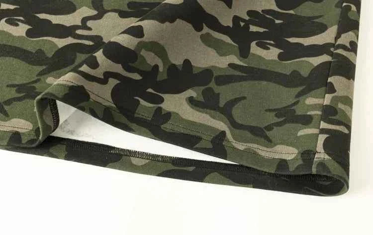 Retro Japanese Camouflage Long Sleeve Sweatshirt