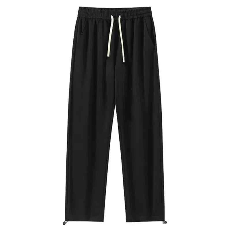 Casual Solid Color Baggy Fleece Sweatpants