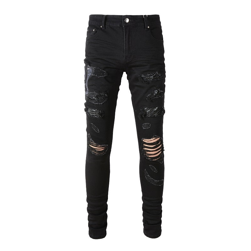 COBRA Snake Denim Jeans
