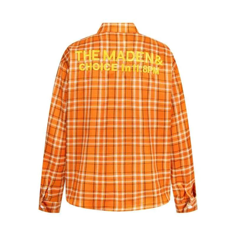 Effortless Retro Plaid Fashionable Long Sleeve Shirt