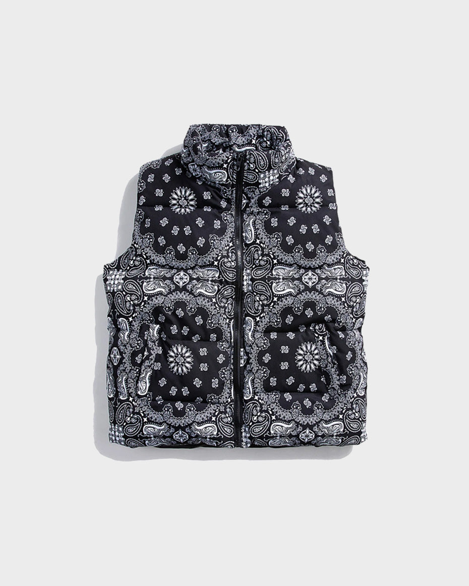 Paisley Padded Gilet
