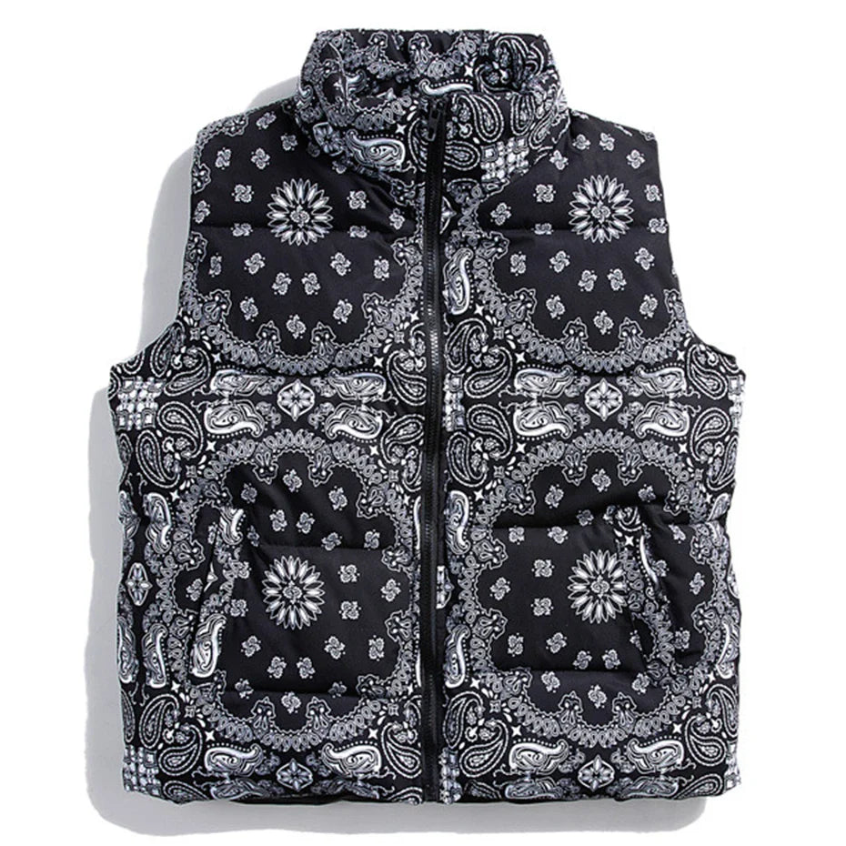 Paisley Padded Gilet