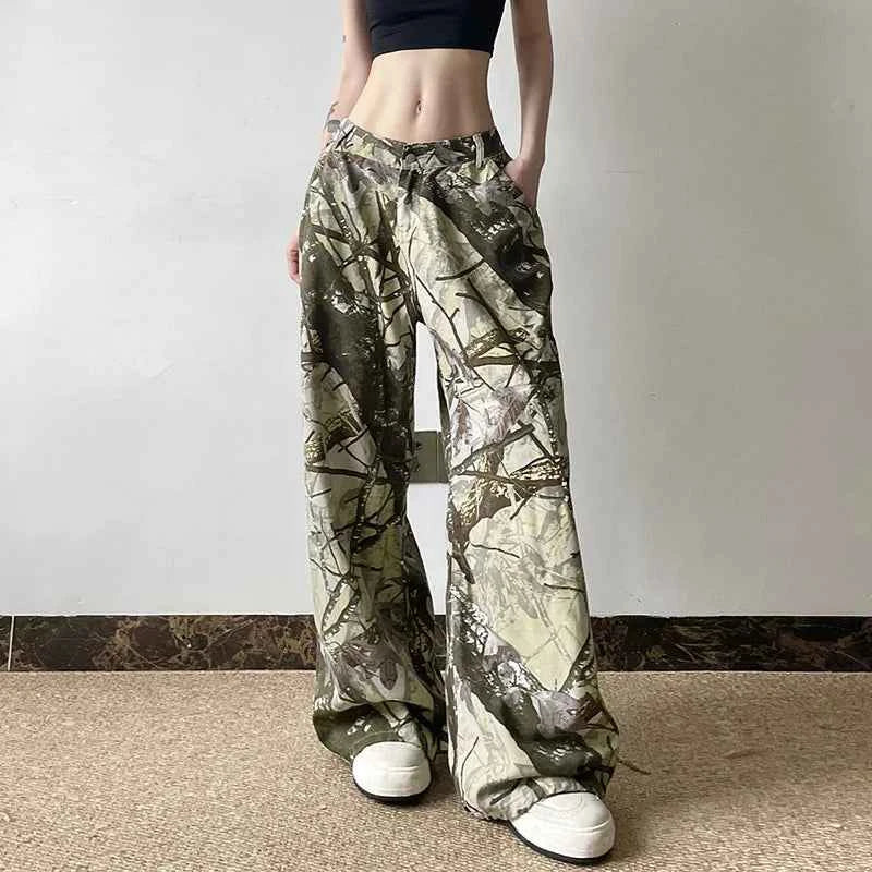 Effortless Cool American Style Loose Pants