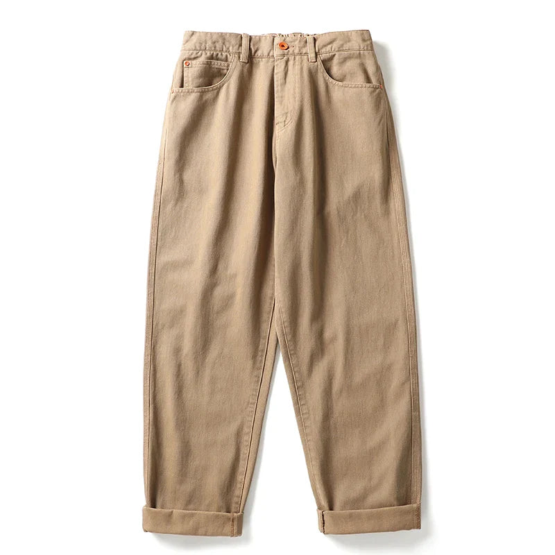 Casual Straight-Leg Trousers