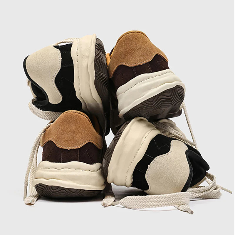 SP1 Striped Board Sneakers