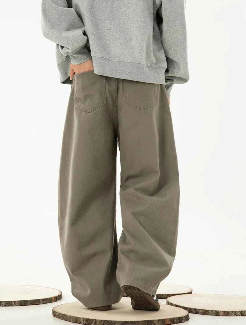 Y2K Vintage Cotton Relaxed Fit Casual Pants