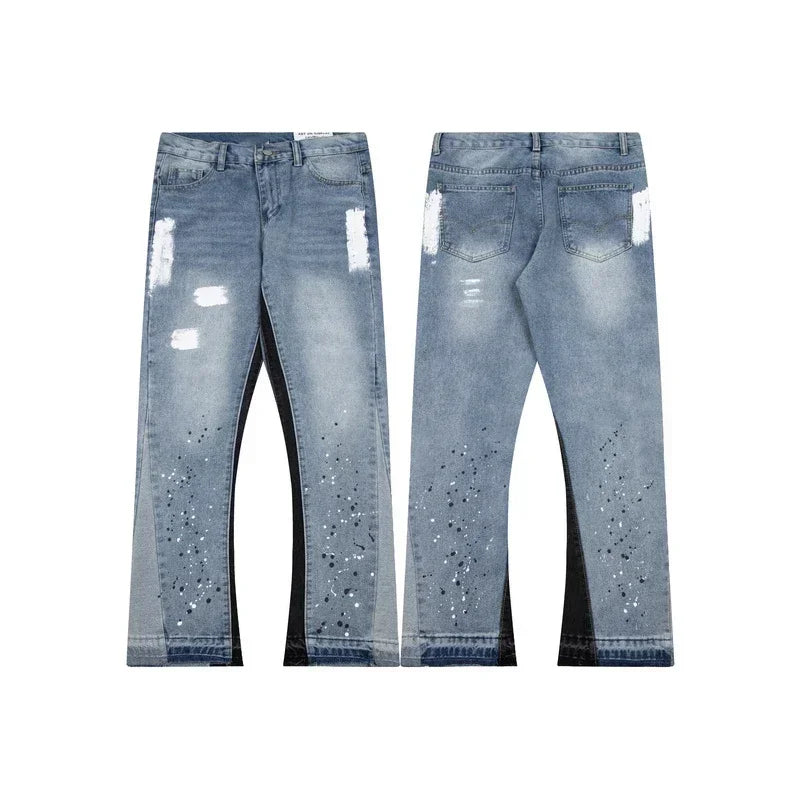 LUW Washed Trend Brand Jean GD01