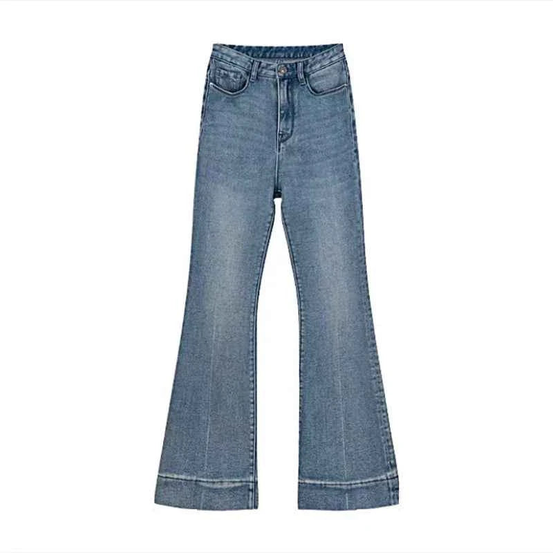 Women Chic Flare High Waist Bootcut Jeans