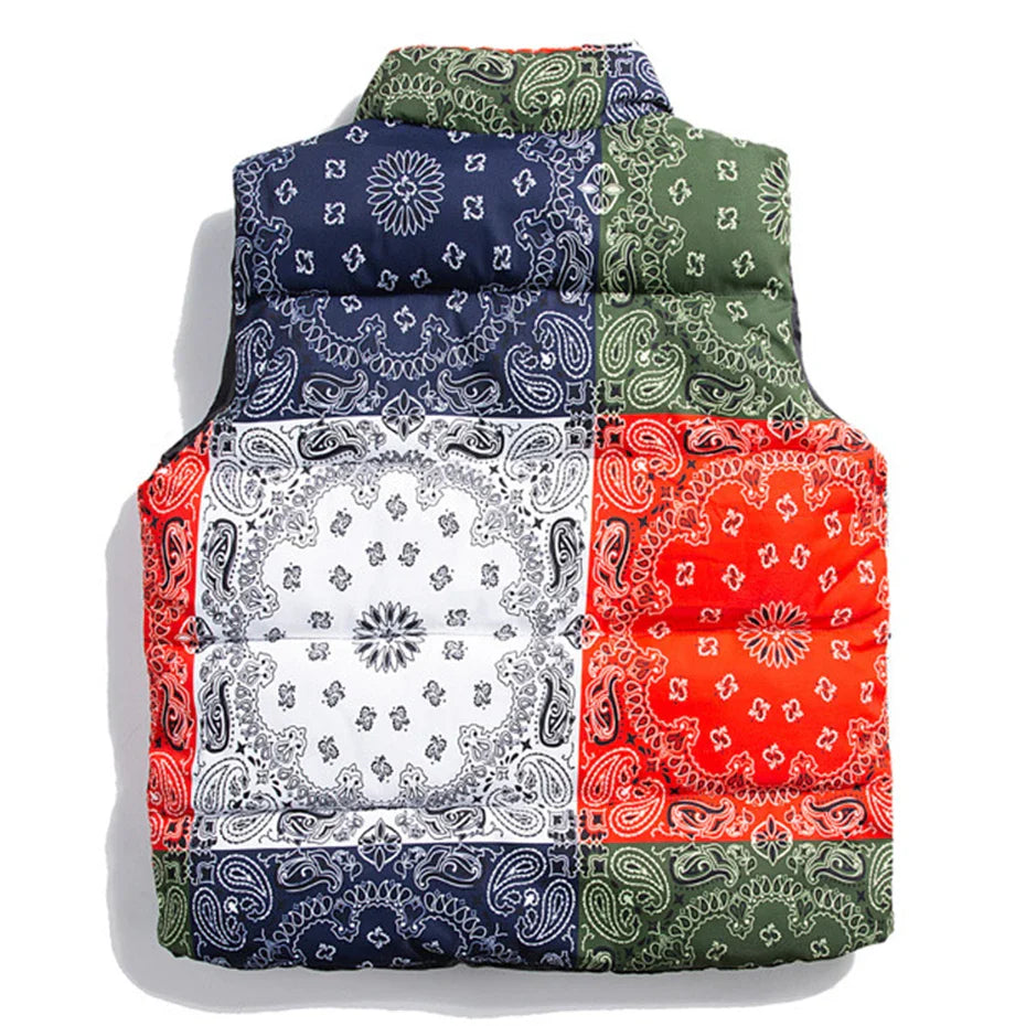 Paisley Padded Gilet