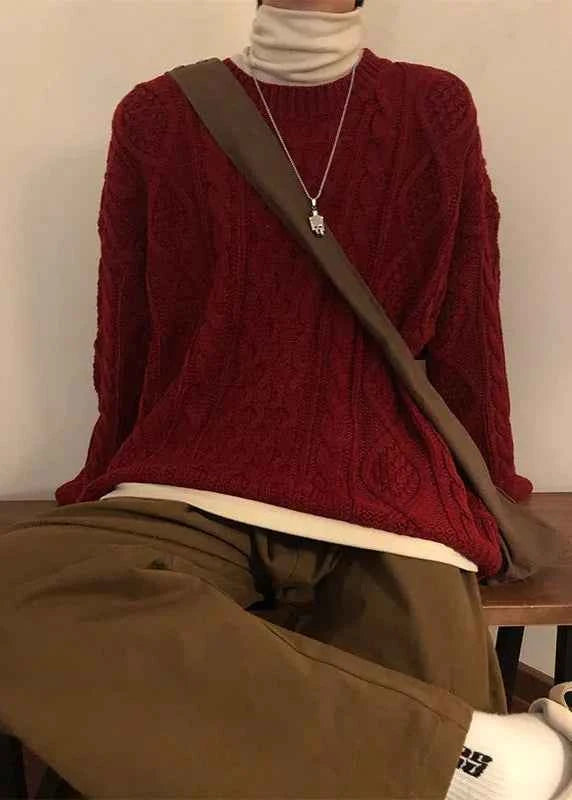 Cozy Christmas Cable Knit Sweater