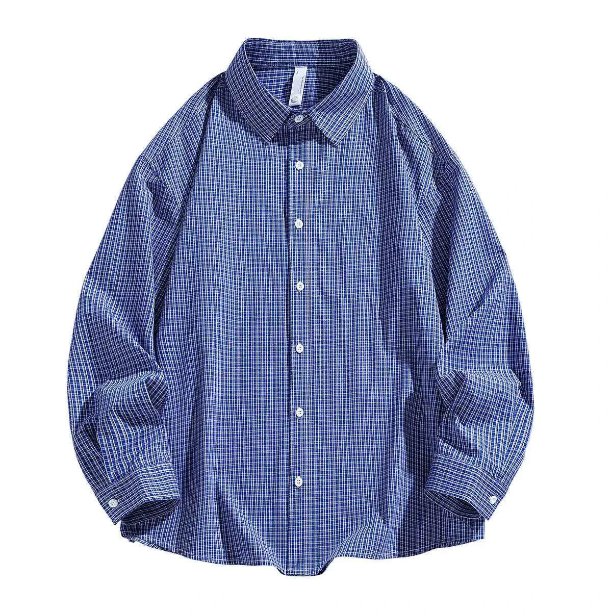 Men's Classic Plaid Student Workwear Shirt