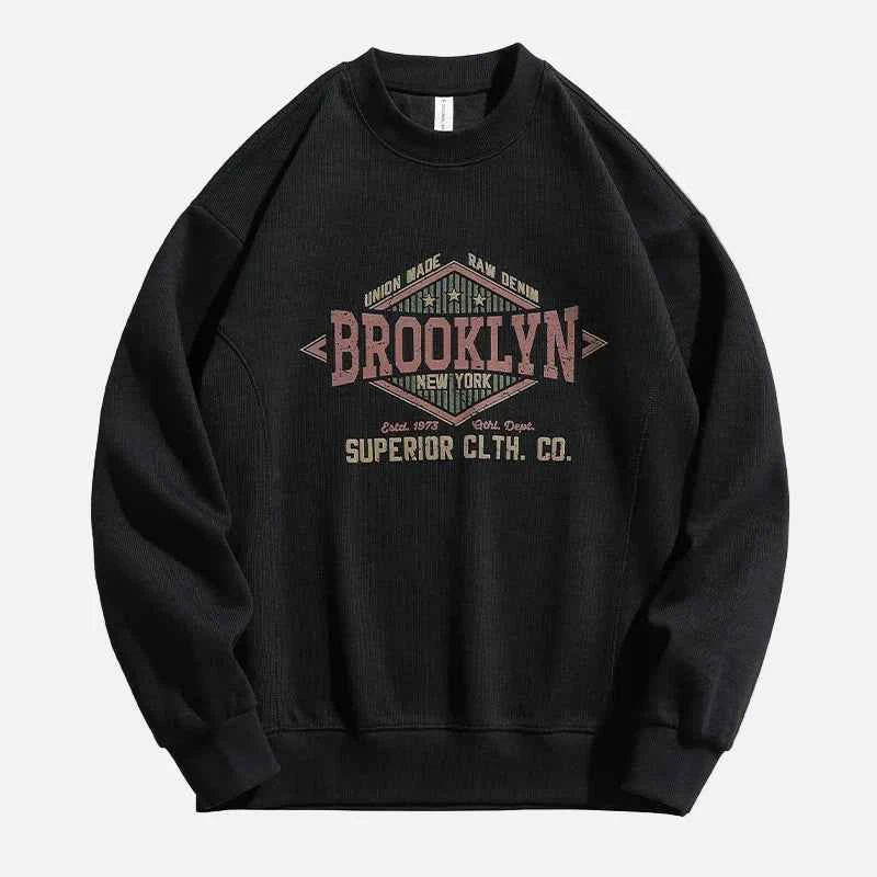 High Quality Oversized Graphic Crewneck Sweatshirt