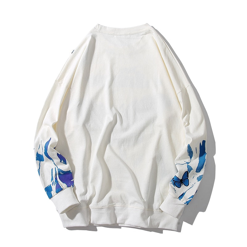 Butterfly Fire Flame Sweatshirt
