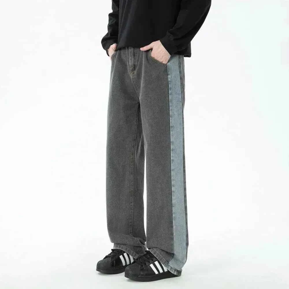 Fashionable Hip Hop Retro Straight Leg Jeans
