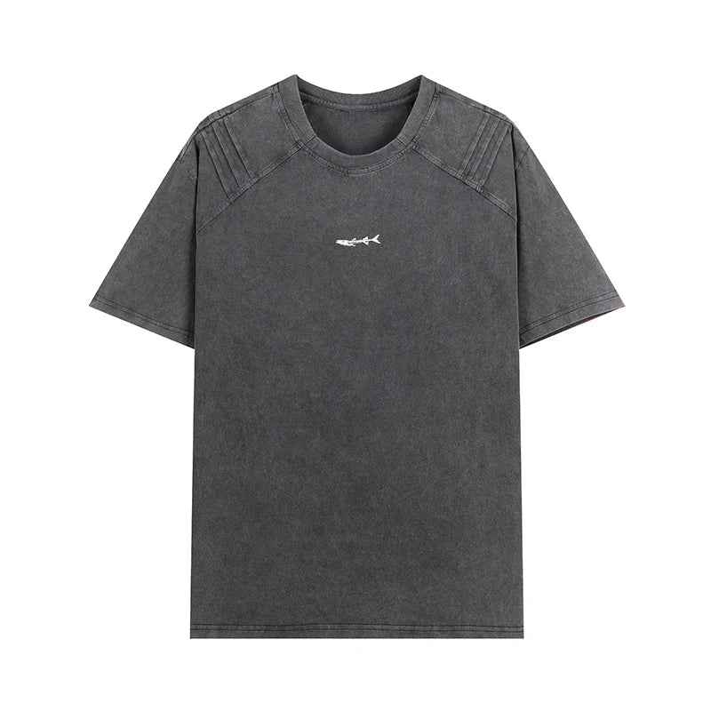 Elevated Comfort Vintage Loose Casual Short Sleeve T-Shirt