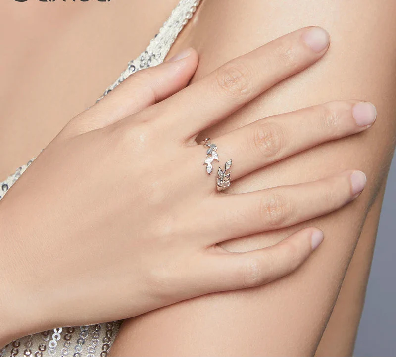 Women Shining Wheat Ears Statement Ring - Luxuryurbanwear