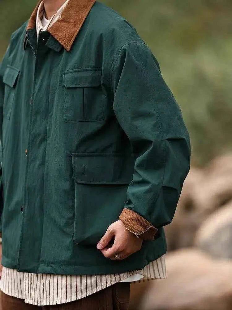 Men Classic Trendy Loose Retro Jacket