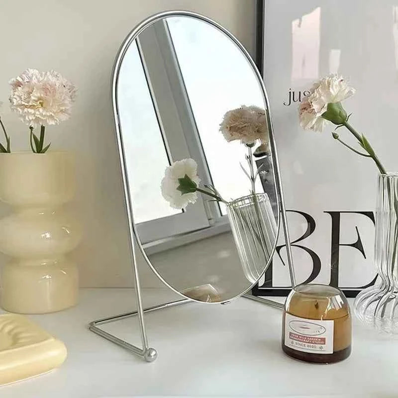 Stand Makeup Iron Mirror