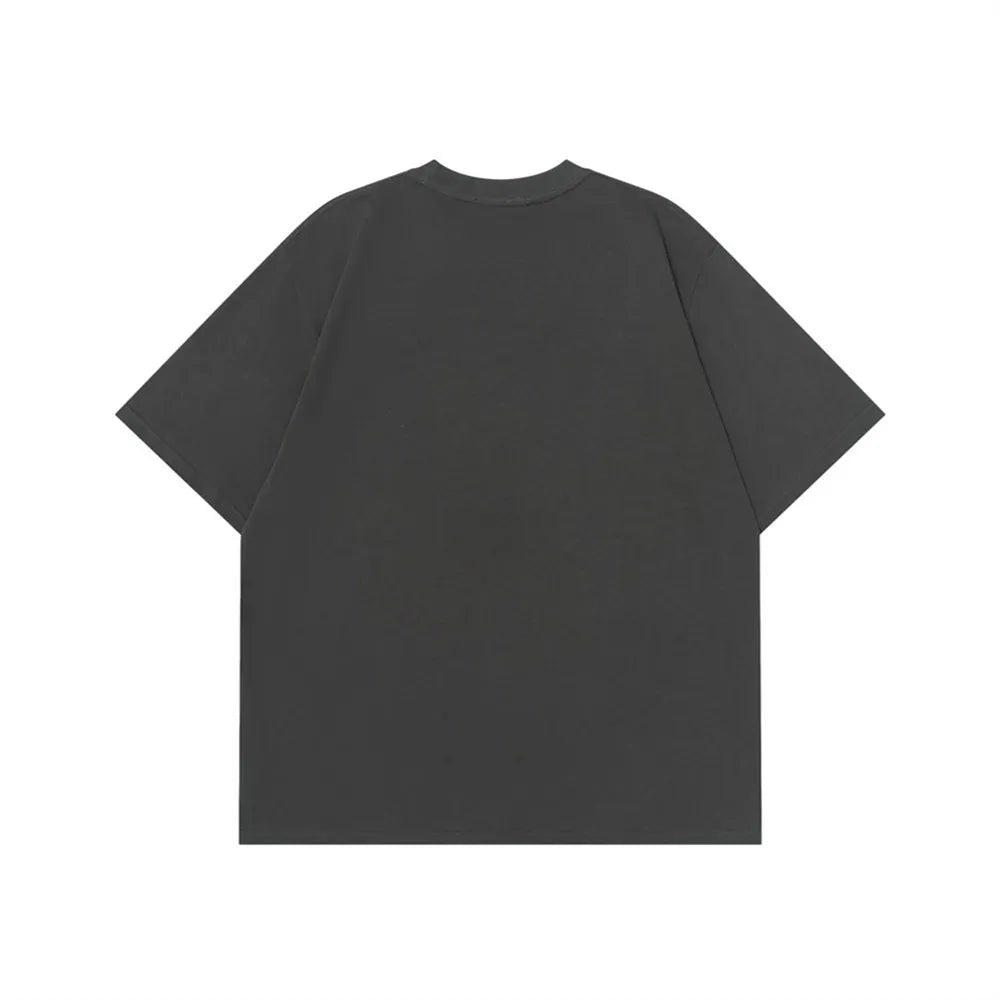 Y2K Casual Crew Neck Oversized Cotton T-Shirt - Luxuryurbanwear