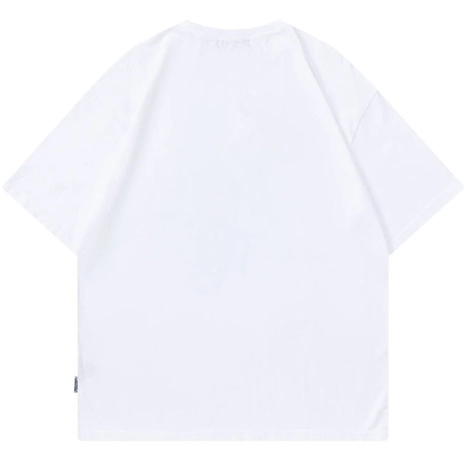 Oversized Spider Print T-shirts