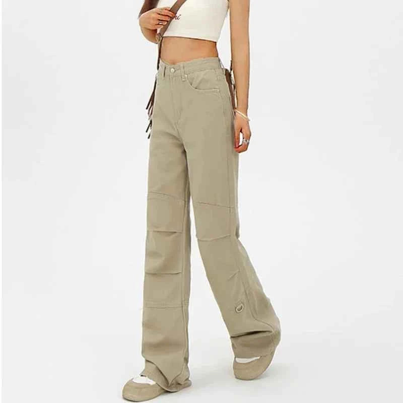 Classic American Gothic Style Flare Jeans