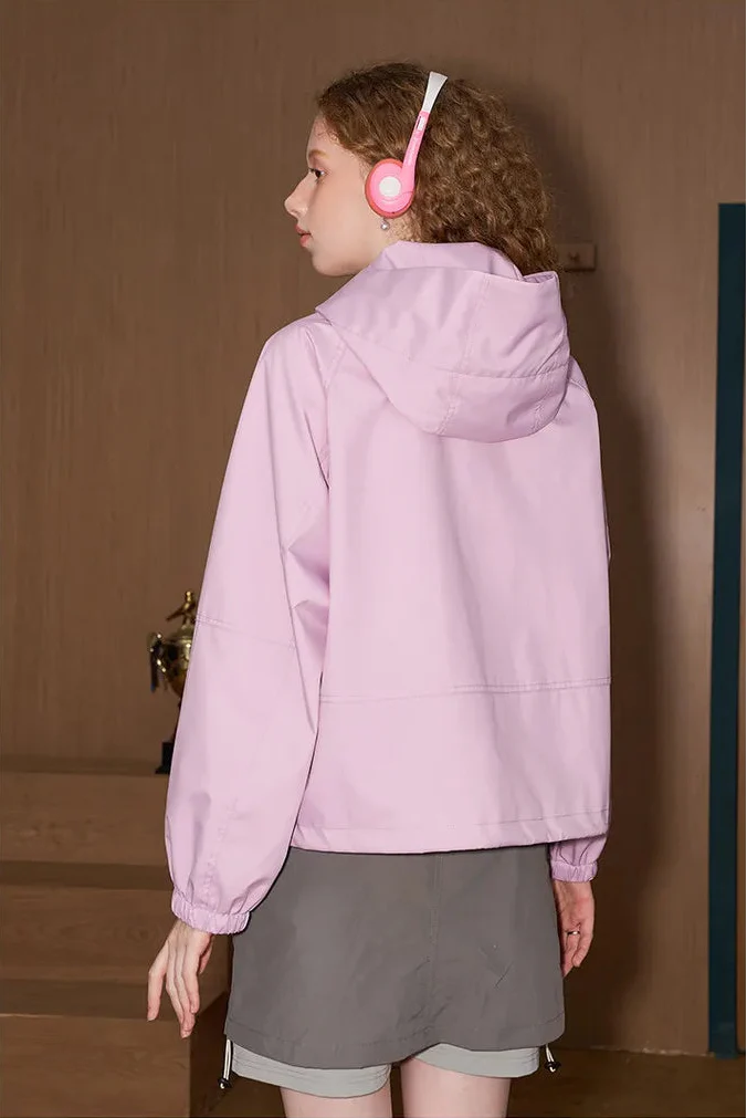 Y2K Drawstring Utility Windbreaker Slimming Jacket - Luxuryurbanwear