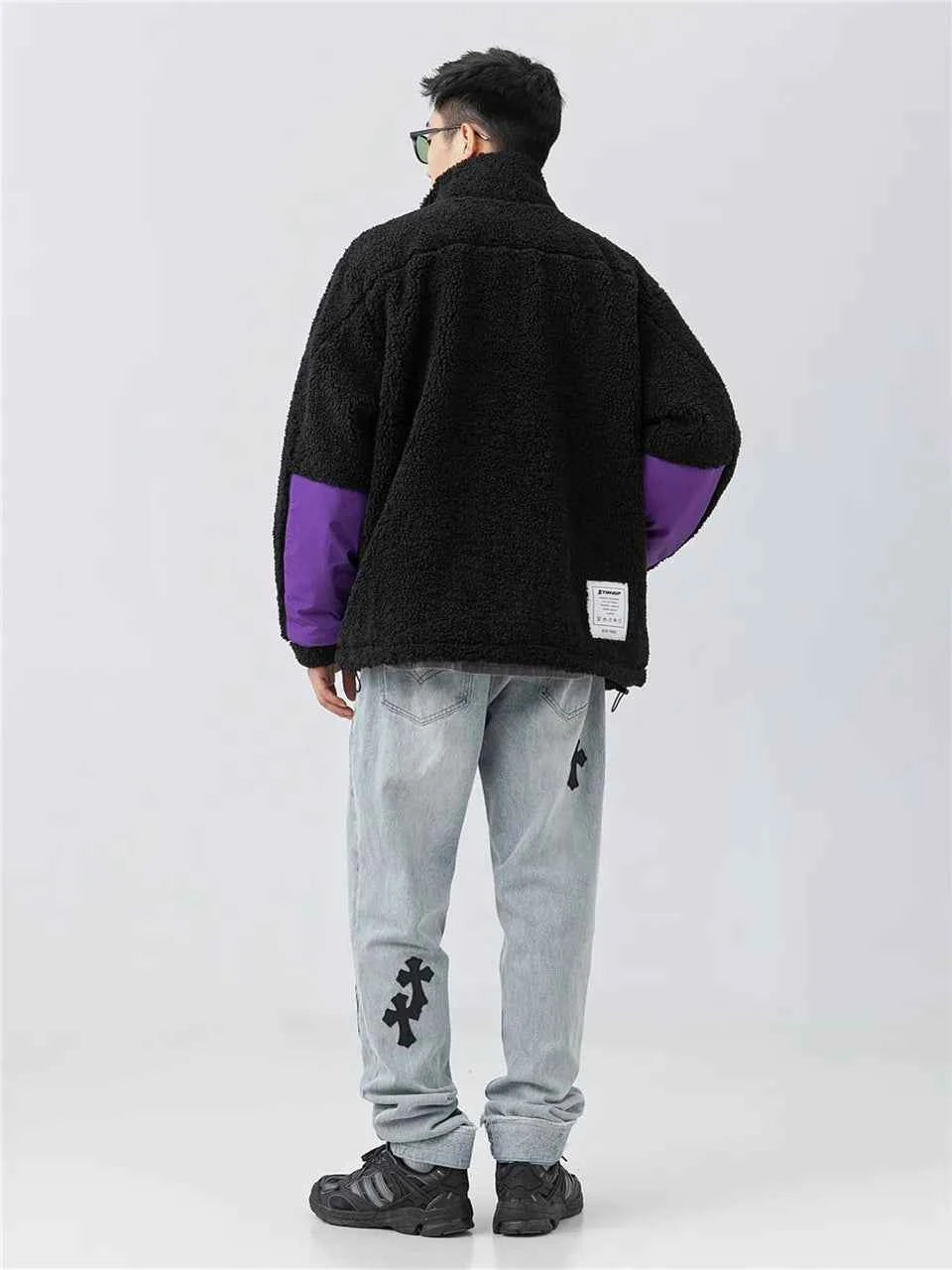 Warm Plush Winter Fleece Parkas Jacket