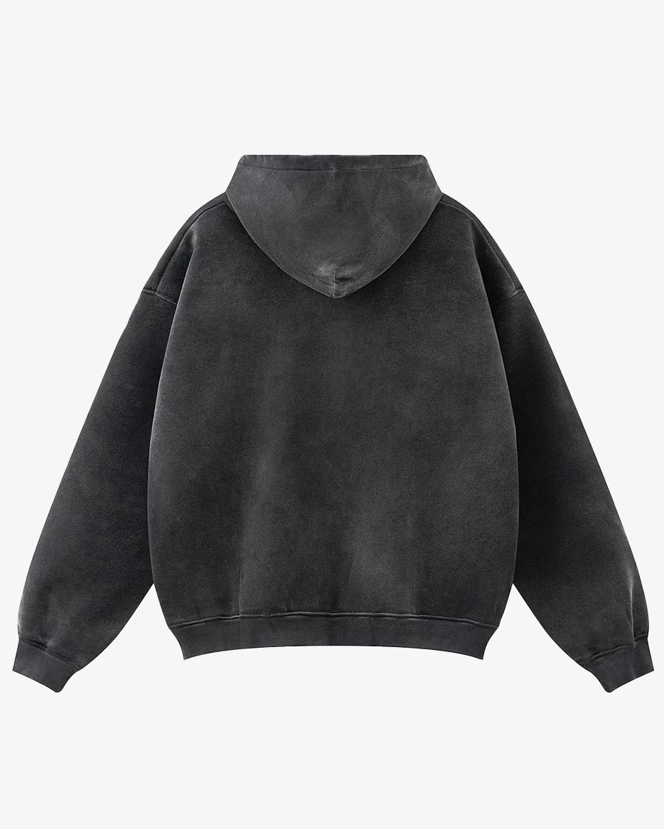 Crucifix Cross Graphic Pullover Hoodie