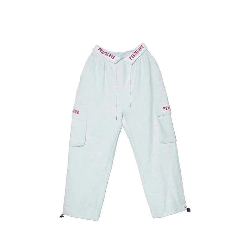 Stylish White Grey Dance Pants