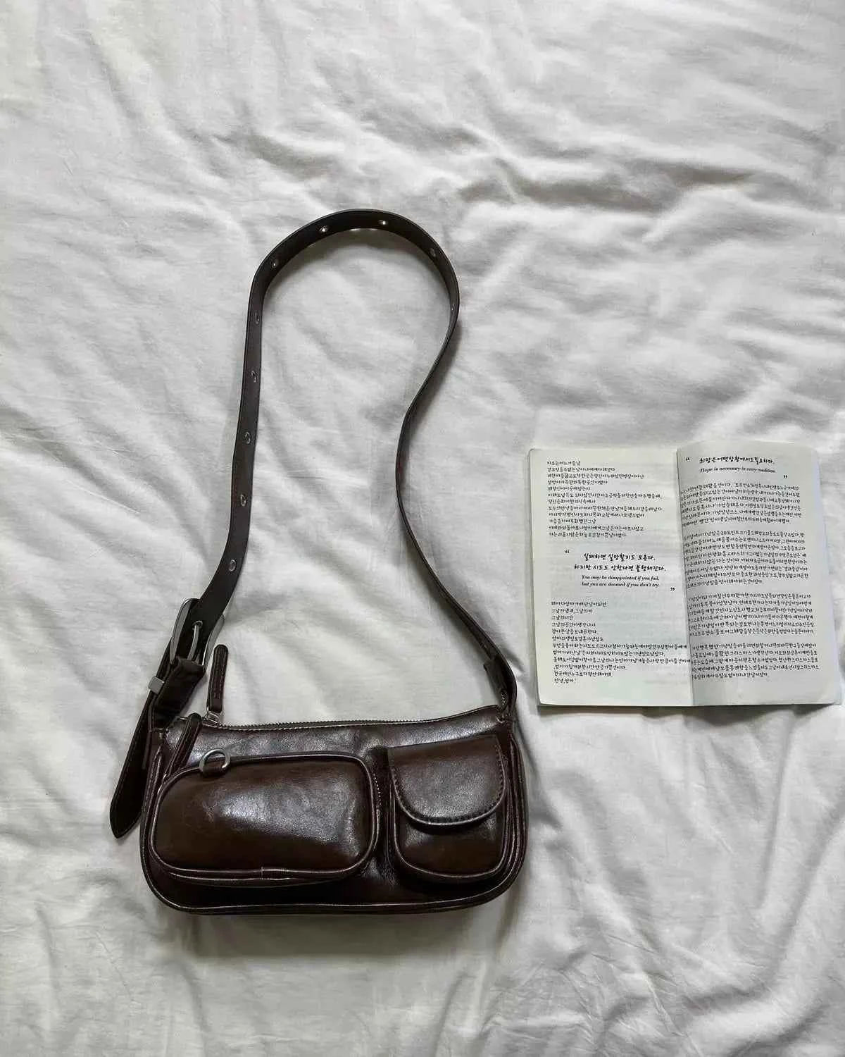 Chic Vintage Leather Shoulder Bags