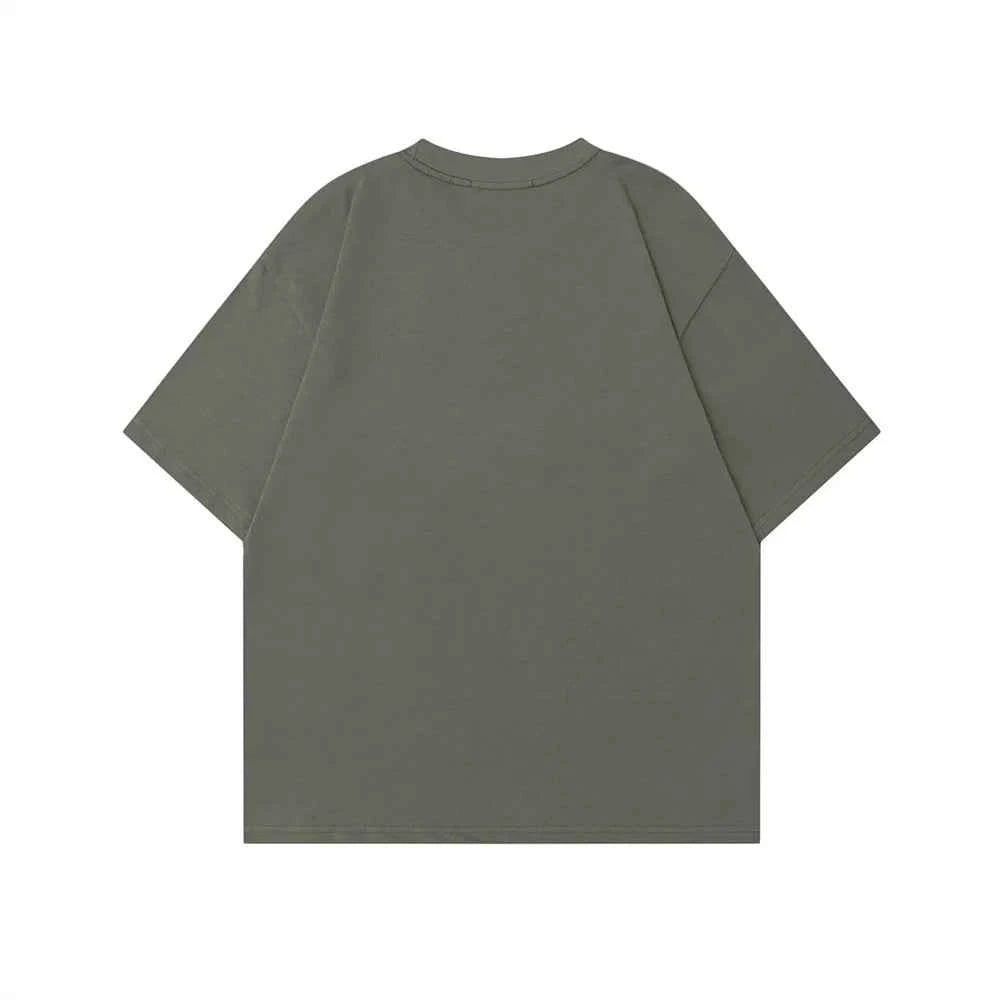 Y2K Vintage Portrait Print Loose Crew T-Shirt