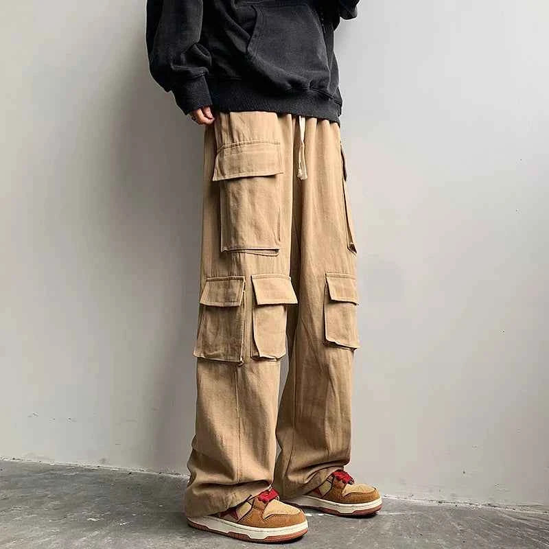 Streetwear Hio Hop Wide Leg Cargo Pants