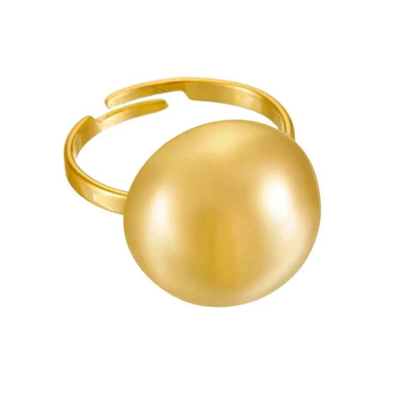 Gold Stainless Steel Open Finger Rings