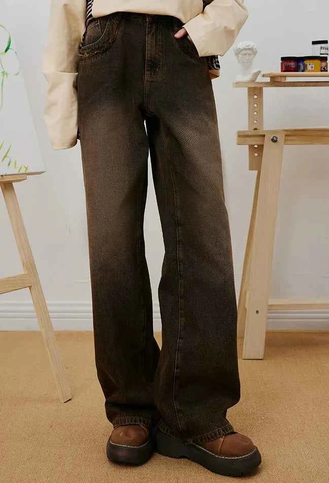 Vintage High-Quality High Waist Slim Fit Jeans