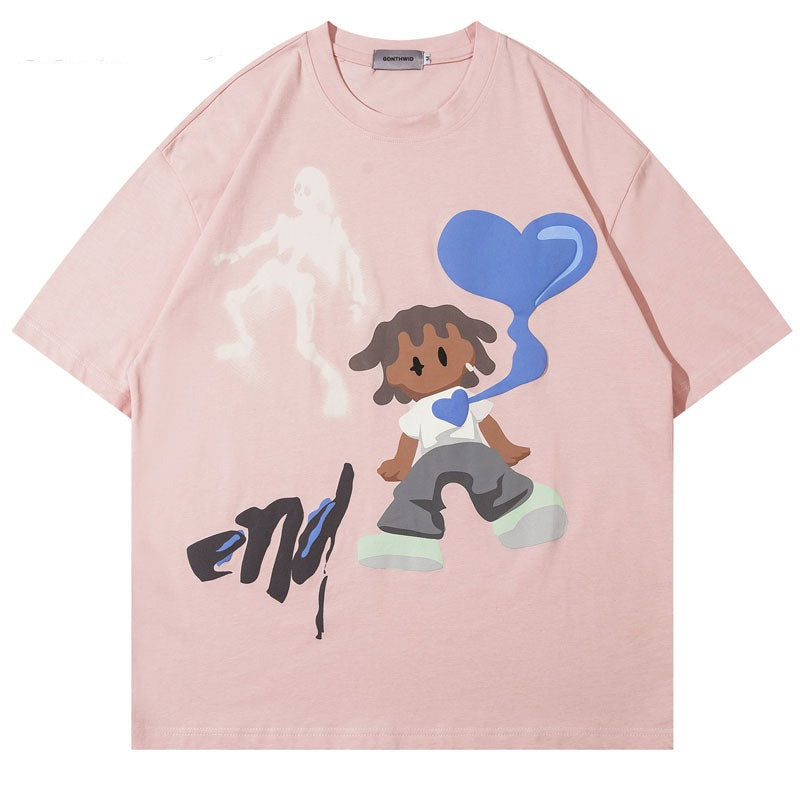 Ghost & The Boy With Heart Graphic T-Shirt