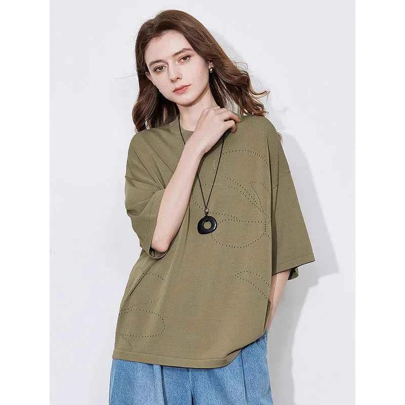 Stylish Womens Short Sleeve Summer T-Shirt