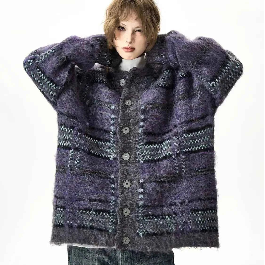Cozy Slimming Round Neck Knit Cardigan