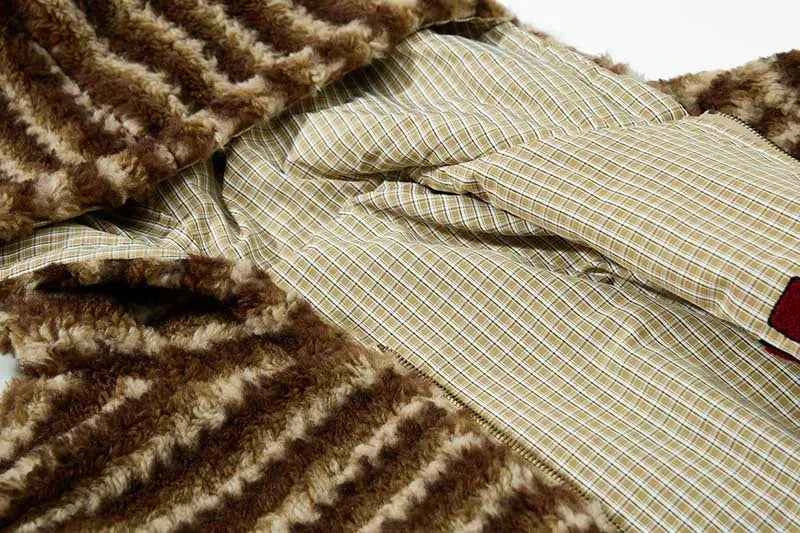 Cozy Double Side Fleece Faux Fur Jacket