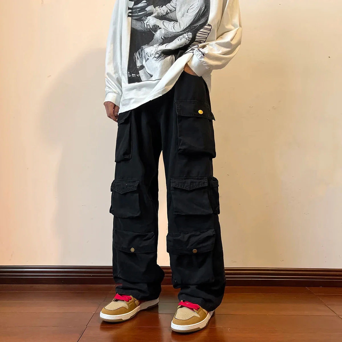 Baggy Style Multi-pockets Tooling Pants