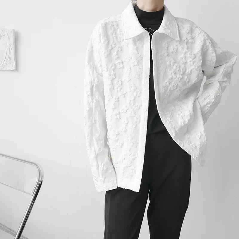 Chic Vintage Black Long Sleeve Shirt