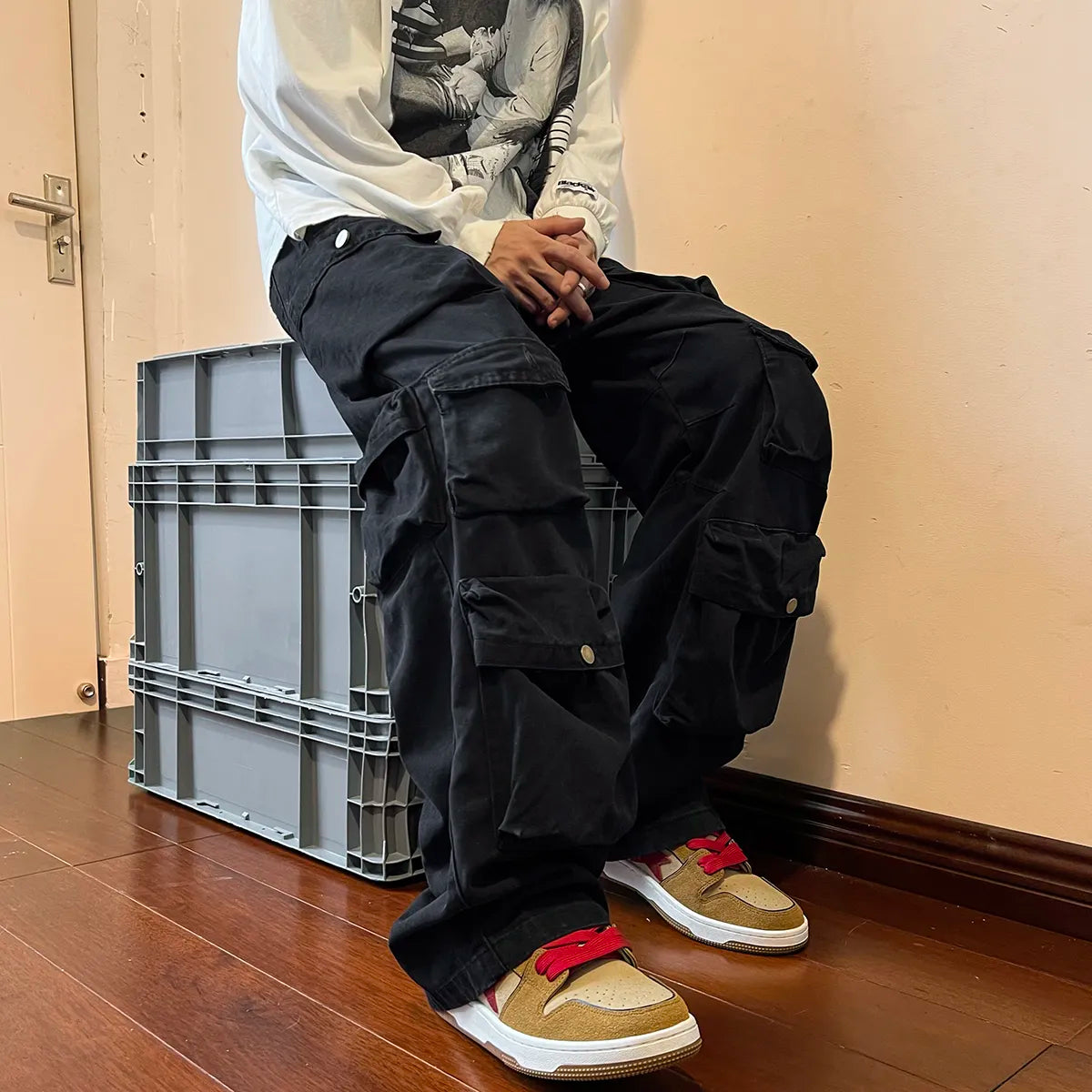 Baggy Style Multi-pockets Tooling Pants