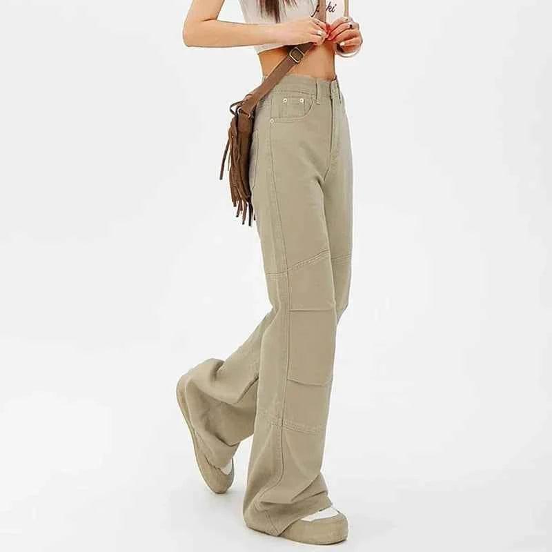 Classic American Gothic Style Flare Jeans
