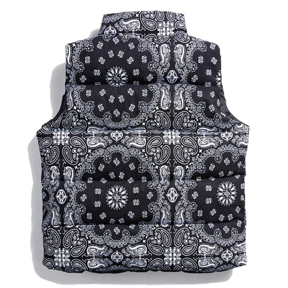 Paisley Padded Gilet