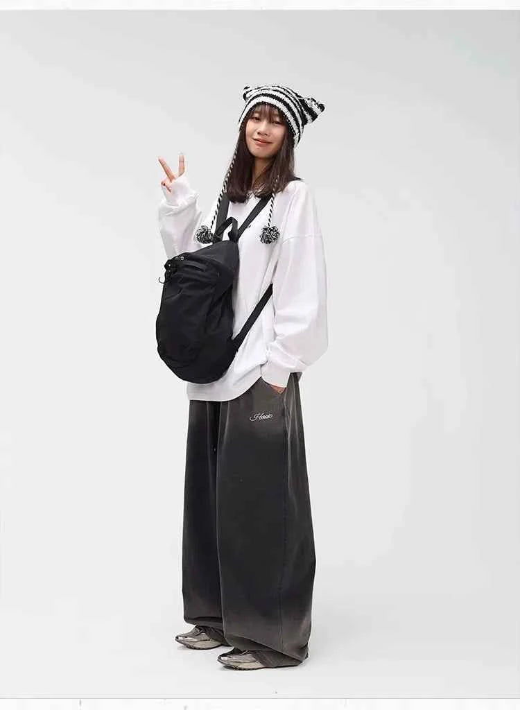 Oversized Gradient Wash Hip Hop Pants